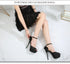 Elegant Peep Toe Platform High Heels Pumps for Women - Stylish Wedding Shoes with Stiletto Heels & Slingback Design Perfect for Brides and Special Occasions